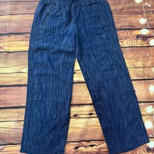 Athleta Blue Wide-Leg Pants